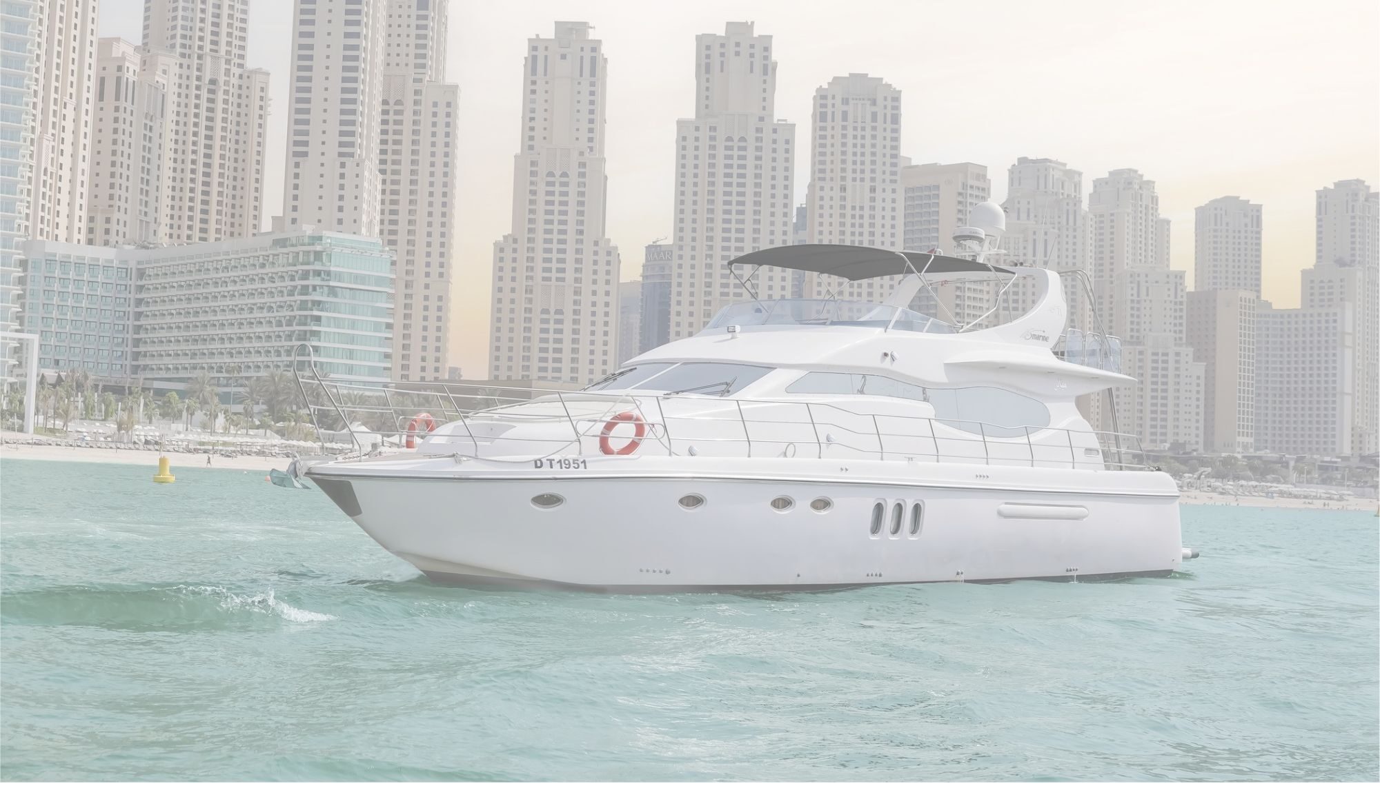 75ft yacht marina from outside